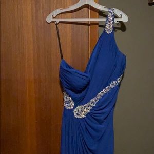 Royal blue Juliet dress